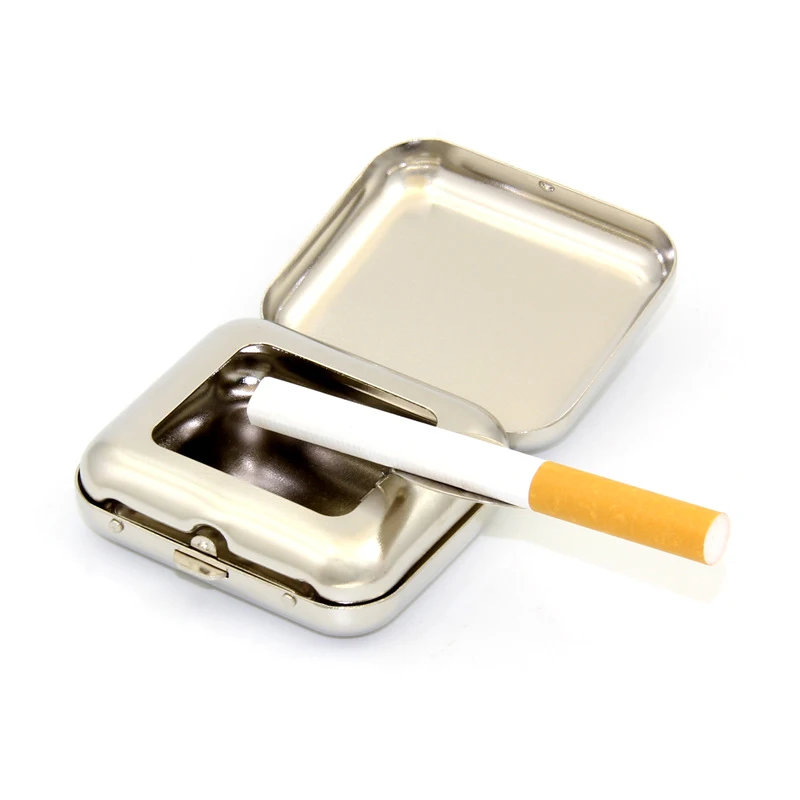 Fashion Pocket Ashtray With Lids Outdoor Portable Ashtray Bar Hotel Home portable ashtray cigarettes ashtray silicone ashtray stainless steel ashtray metal ashtray air purifier ashtray wood ashtray ceramic ashtray