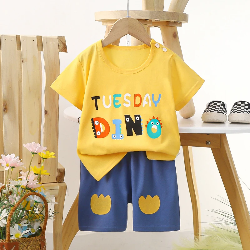 Cotton Summer Kids Clothing Set
