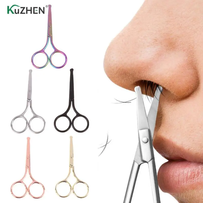 Universal Nose Hair Trimming Tweezers Stainless Eyebrow Nose Hair Cut