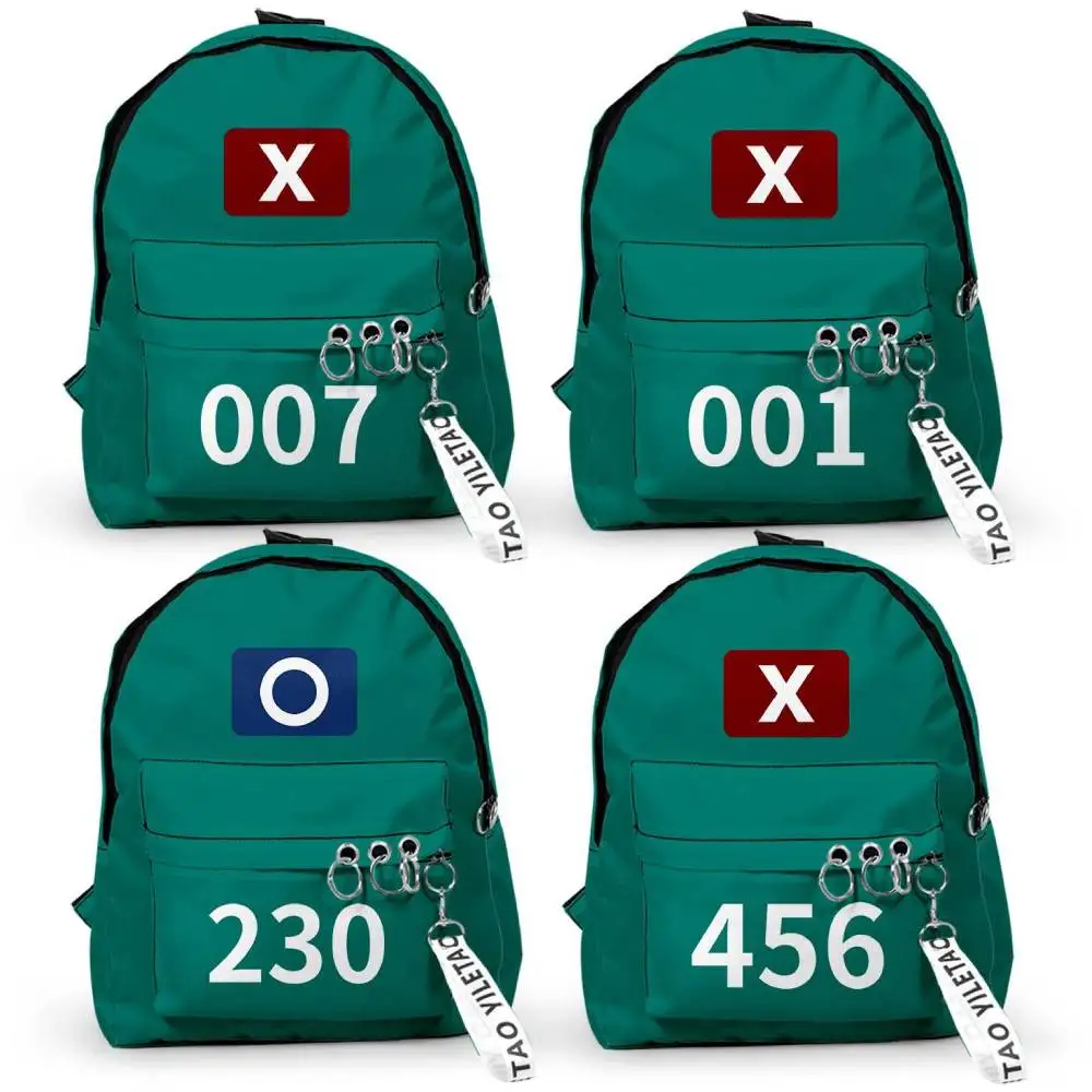 School Bags for Teens Large Capacity College Backpacks Korean Game Cosplay Knapsack Solid Casual Handbags Students Rucksack 2025 6