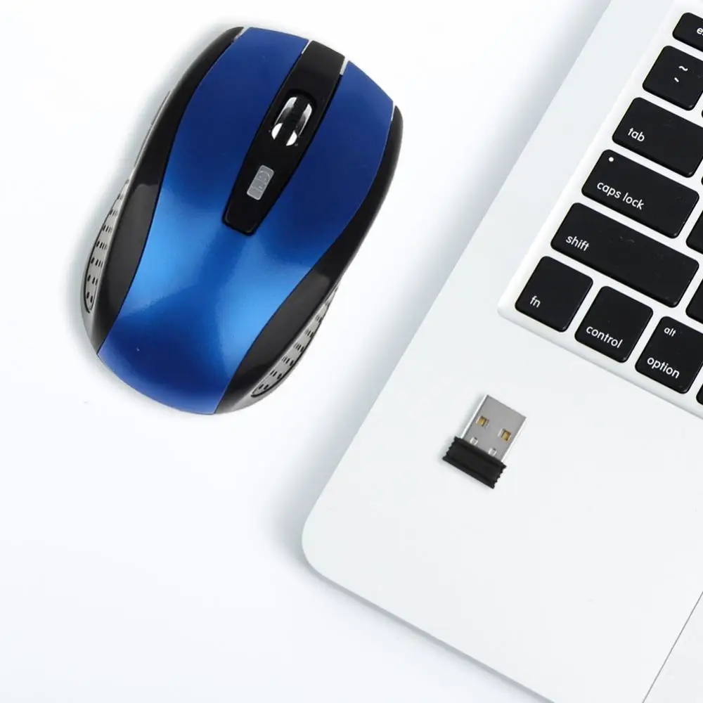 Aubess Adjustable DPI 6 Buttons Optical Gaming Mouse Gamer Wireless Mice with USB Receiver 2.4GHz_voghion.com