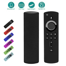 Protective Silicone Shockproof Remote Control Cover with Anti-Slip Grip (Black)