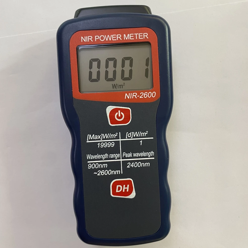 Digital NIR Power Meter Wavelength 900nm-2600nm Solar Infrared Irradiance Meter Sun Infrared Lamps Radiation Intensity Tester 2