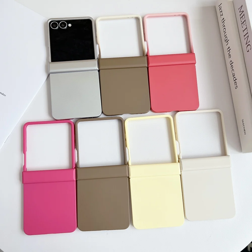 Luxury Matte Candy Color Contrast Gradient Hard Hinge Protection Shockproof Case