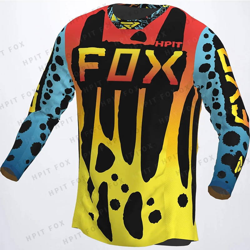 Men's Downhill Jerseys Mountain Bike MTB Shirts Offroad DH Motorcycle Jersey Motocross Sportwear Clothing Hpit Fox cycling jersey,motocross jersey