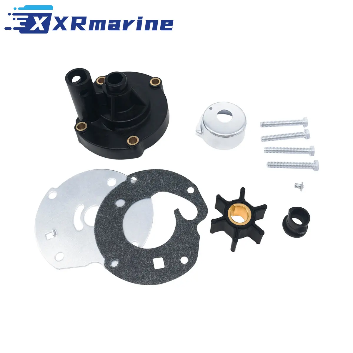 IWBR Water Impeller Reparatie Kit Fit for Evinrude Johnson Buitenboordmotor 20 25 30 35hp Met Behuizing Marine Boot Motor Deel 0393630 393630