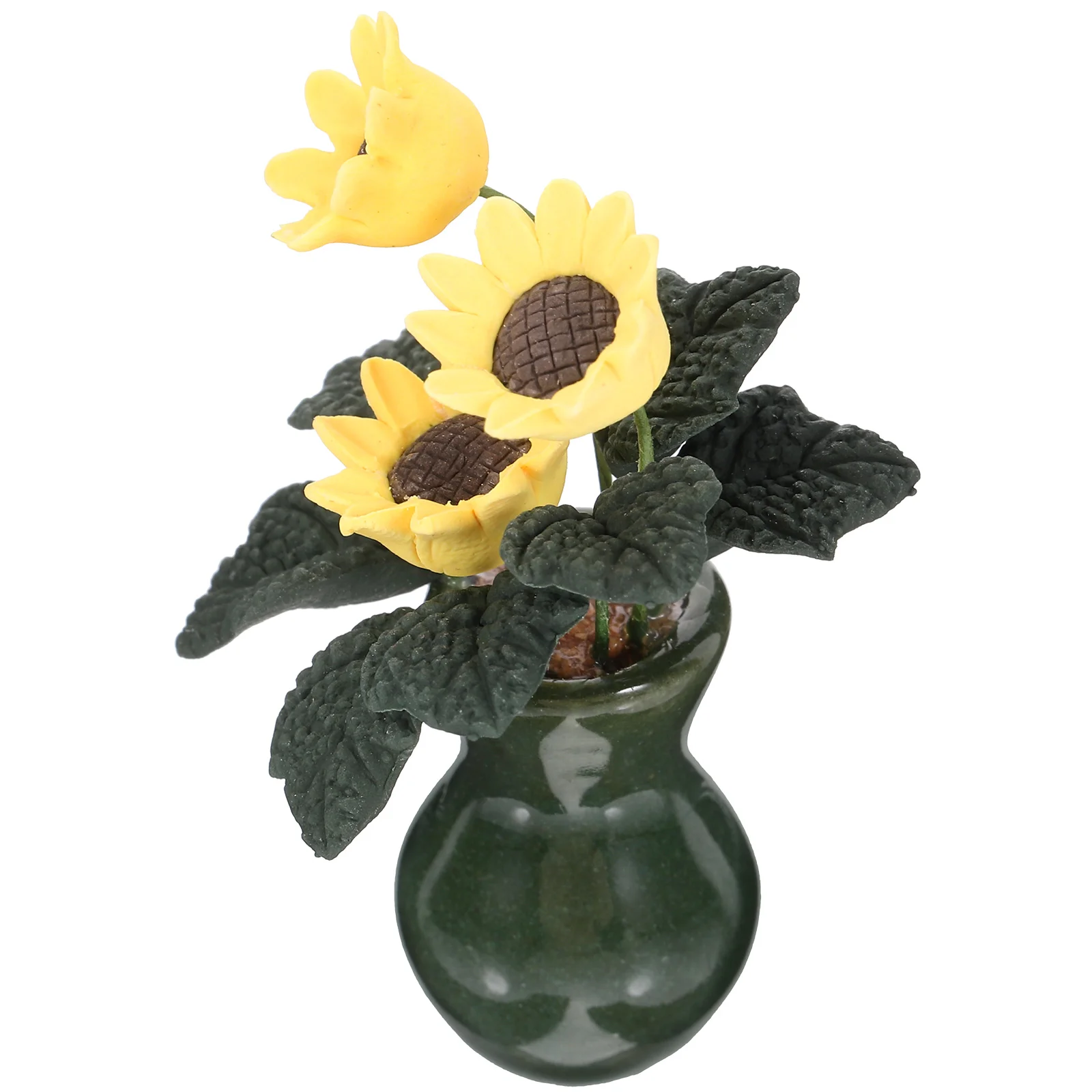 

Dolls House Flower in Pot Ornament Garden Plant Miniature Decoration House Decor