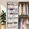 5/10 Grids Over The Door Storage Organizer Bag,Multi-layer Hanging Bags with Hook for Kids Toys Sundries,Fabric Closet Organiser 1