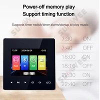 Home theater Background music system audio in wall power amplifier bluetooths player sound TF AUX control panel ceiling speakers - Image 2