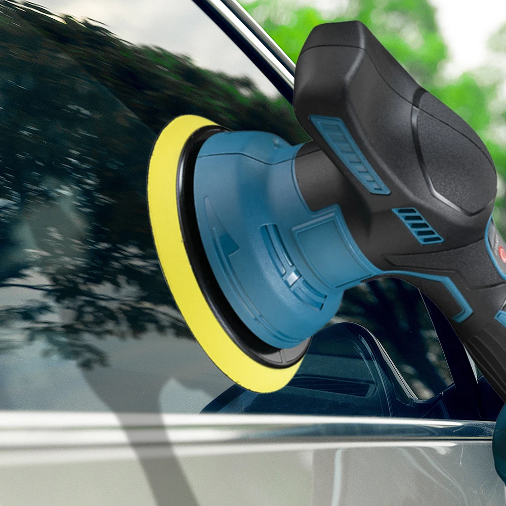 Podofo Kabellose Elektrische Poliermaschine 8-Gang Einstellbarer Autopolierer Multifunktionales Wachs- und Schleifgerät zum Versiegeln und Rostentfernen – Detail 5