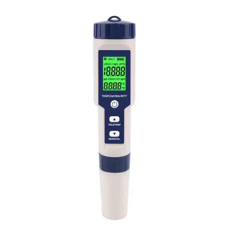 Advanced Water Quality Monitor for Pools and Aquariums - Multiparameter Testing Device