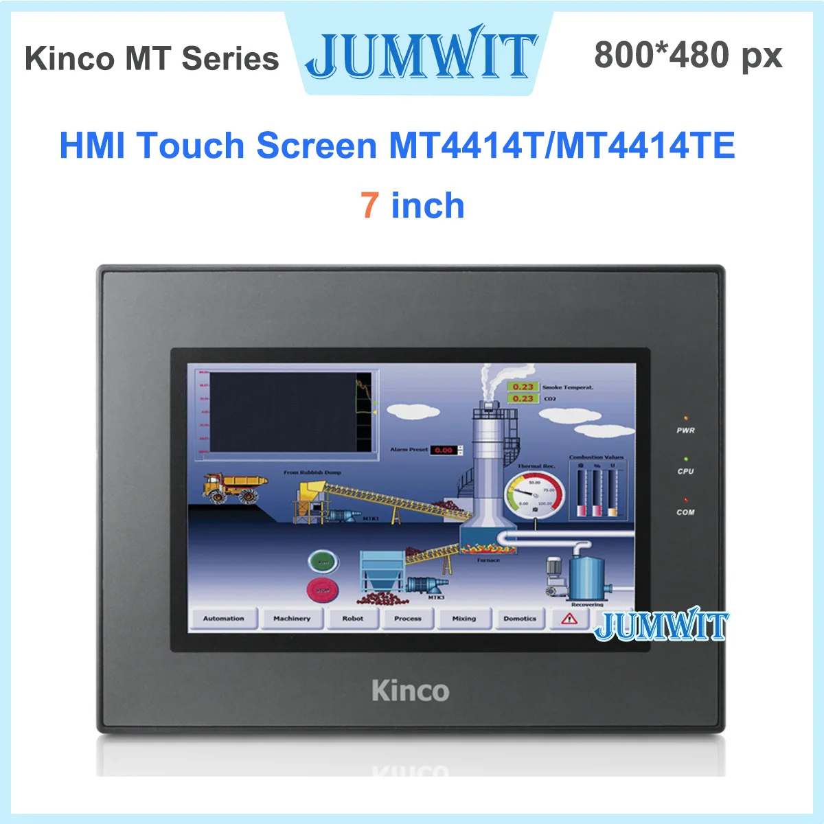 MT4414TE KINCO HMI Touch Screen 7 inch 800*480 Ethernet+program cable new in box 