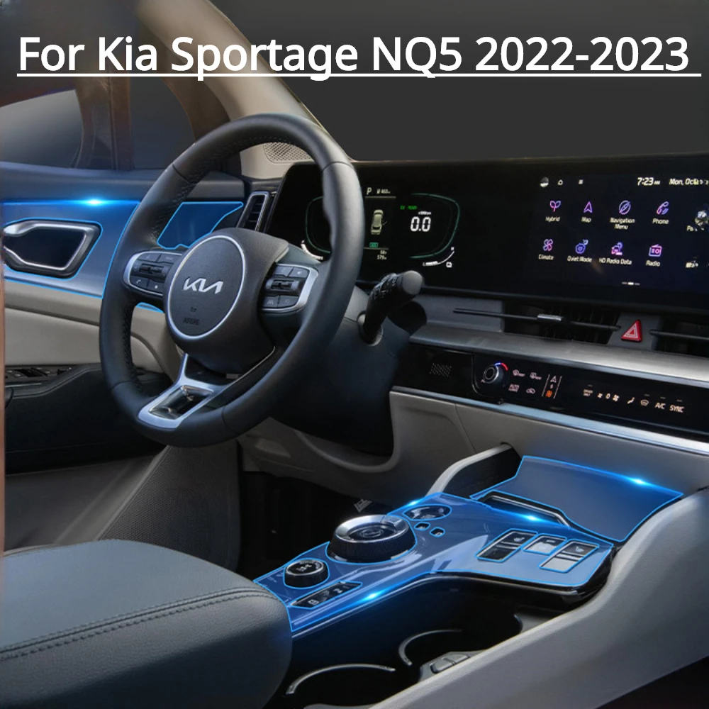 Tapis Antidérapants LUWU Pour Kia Sportage NQ5 (2022-2023) – Lot De 14 Pièces En Caoutchouc
