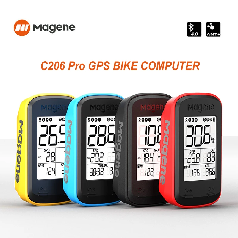 Magene-C206 Pro 무선 GPS 속도계, 방수, 로드 바이크, 블루투스, ANT 케이던스, 사이클링 센서