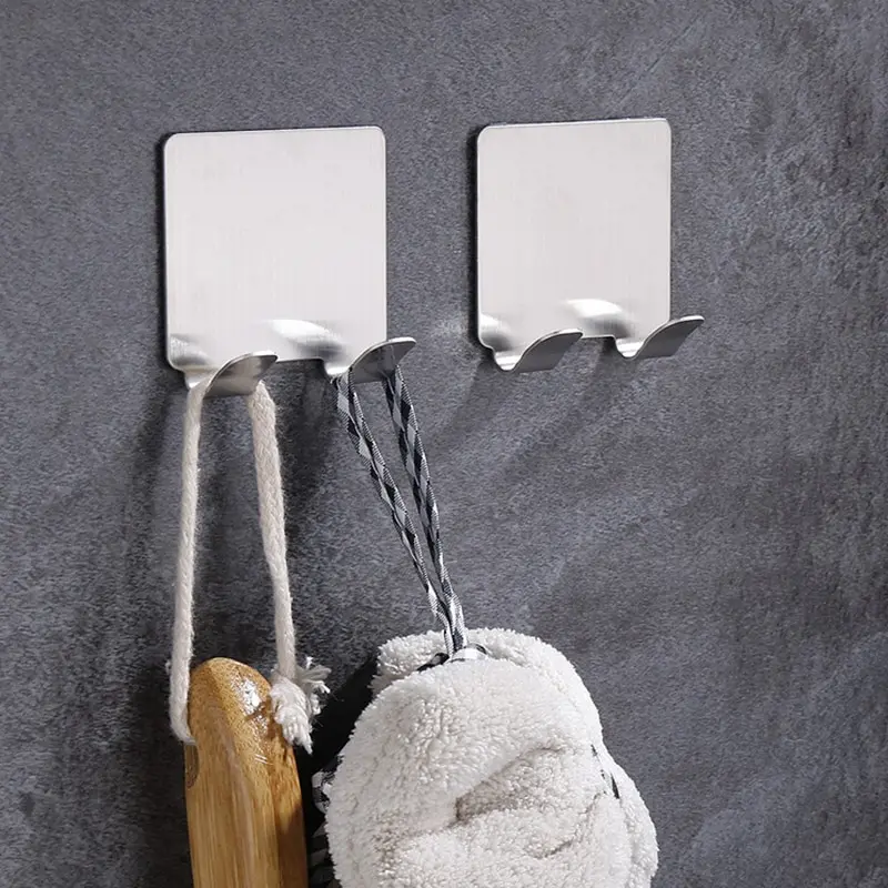 Self Adhesive Hook 4pcs Stainless Steel Hooks