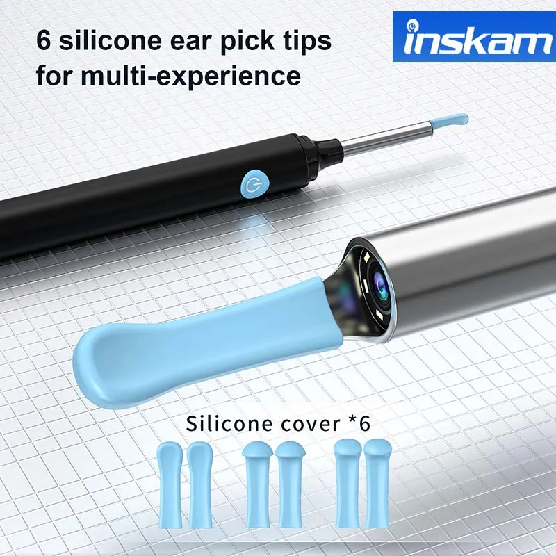 Find B GP Multi-function Tool Acne Remove 4.4mm WIFI Ear Endoscope LED Ear Wax Cleaner with Camera 3