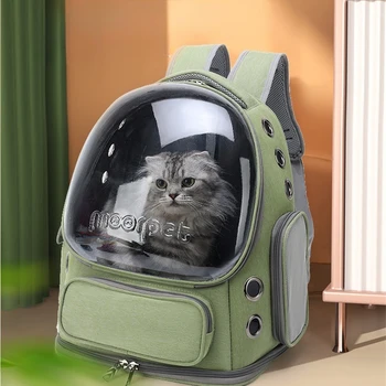 Cat Carriers Bag Pet Bags Outgoing Portable Backpack Breathable Space Capsule Viewing Large Space Cat Bags