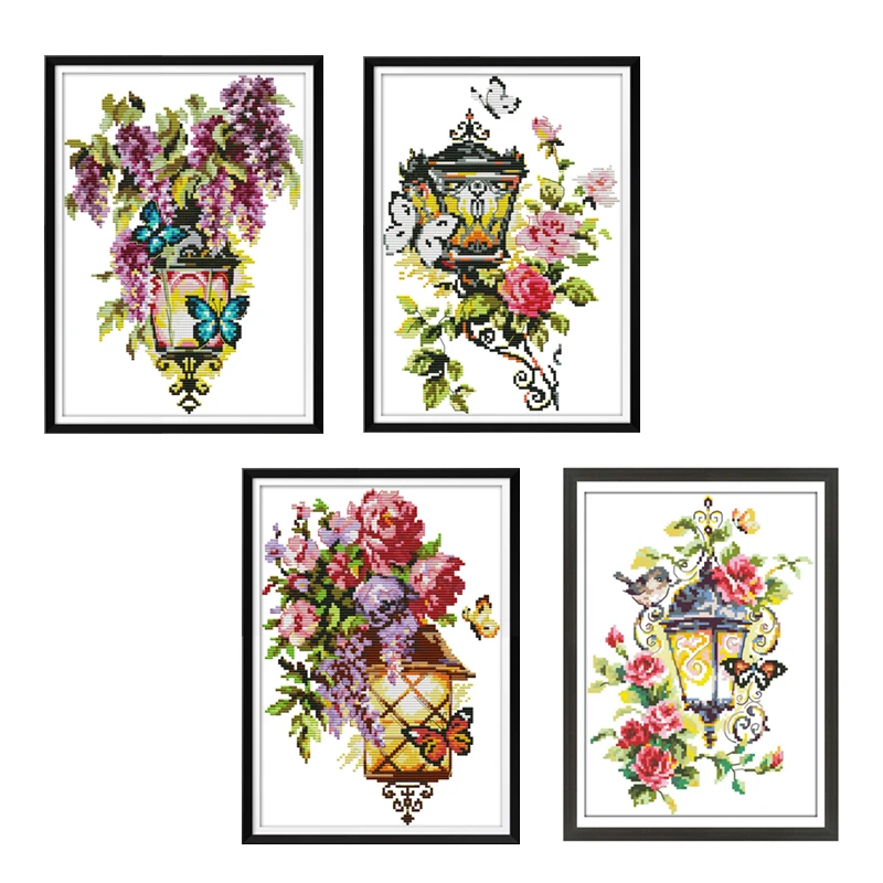 Light of inspiration cross stitch kit flowers 18ct 14ct 11ct cotton silk thread white fabric embroidery DIY handmade needlework cross stitch kit,embroidery hoop,cross stitch tools