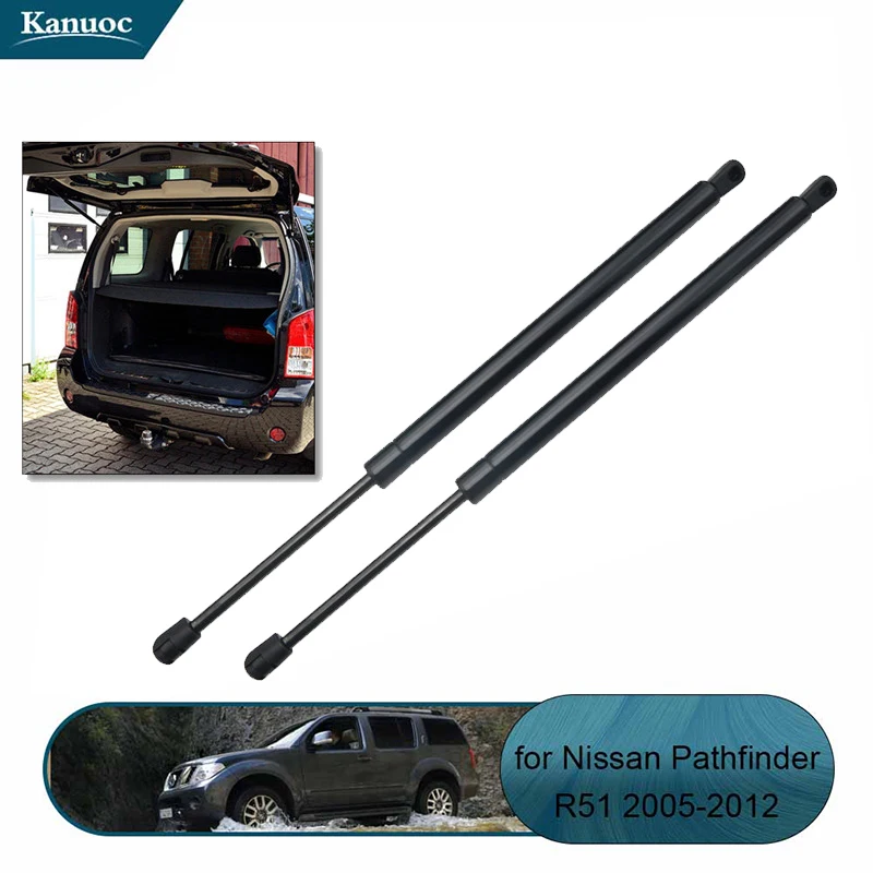 

2Pcs Rear Trunk Tailgate Boot Gas Spring Shock Lift Struts Support Arm Bar Car Accessories For Nissan Pathfinder R51 2005-2013