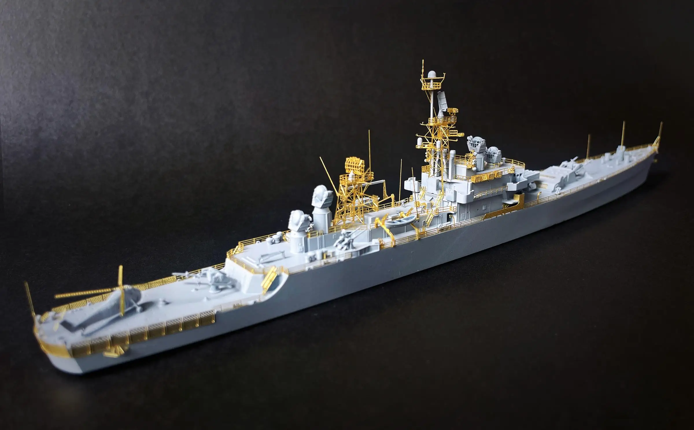 EVMODEL S099 1/700 DLGN-25/CGN-25 USS 베인브리지 구축함 리더 또는 프리게이트 모델 키트