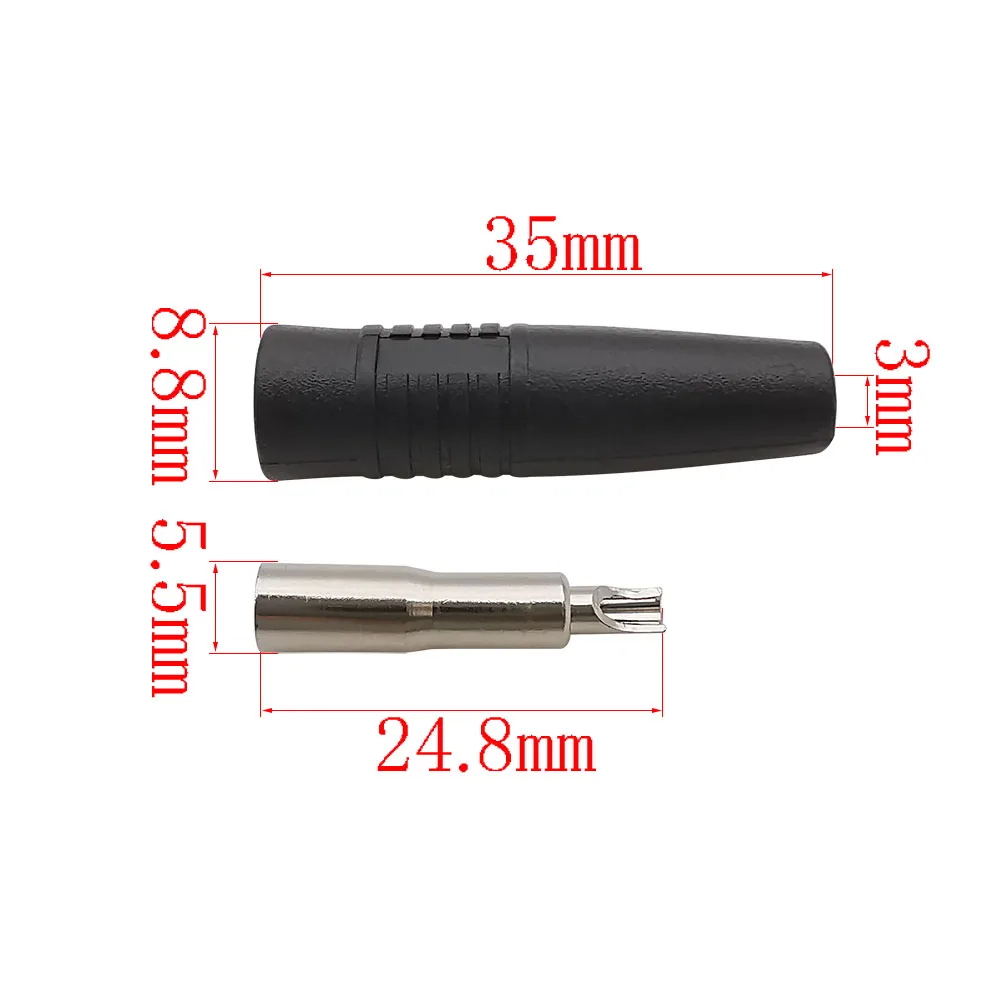 Lot de 2/5/10 Pcs Pinces de Modélisme Noir/Rouge - Outils Précision