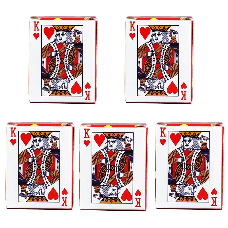 Mini Poker Playing Cards Cute Novelty Funny Gifts Travel Toys Party Games For Kids Adults Juegos De Mesas Para Toda La Familia 2