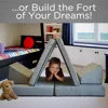 Children's Factory The Whatsit Modular Kids Couch, Toddler Couch Sofa Bed, Modular Kids Play Couch, Gray 4