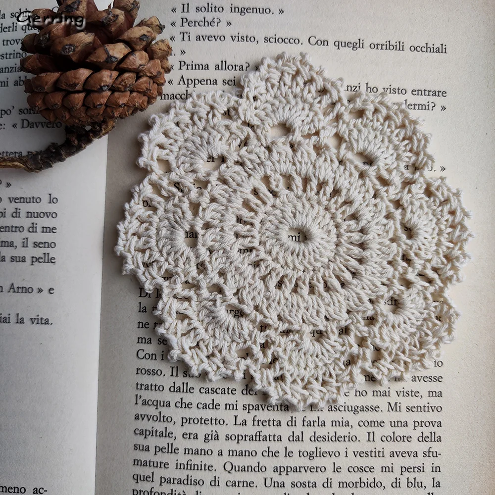 Handmade Crochet Coasters Handmade Coffee Table Tabletop Protection Crochet  Home Decor Home