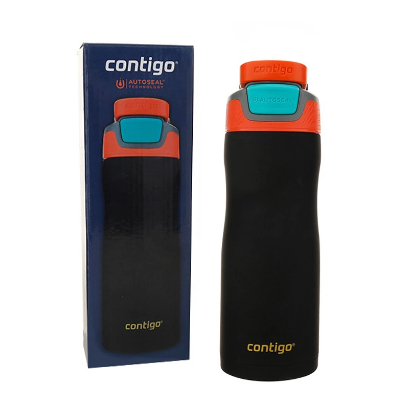 Contigo 2-Pack Snapseal Insulated Travel Mug Bottle, Blue-Core