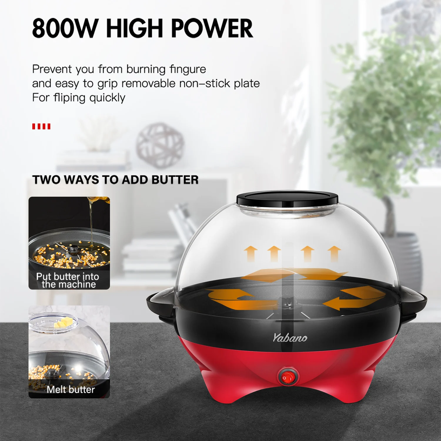 6-Quart Electric Popcorn Maker 3