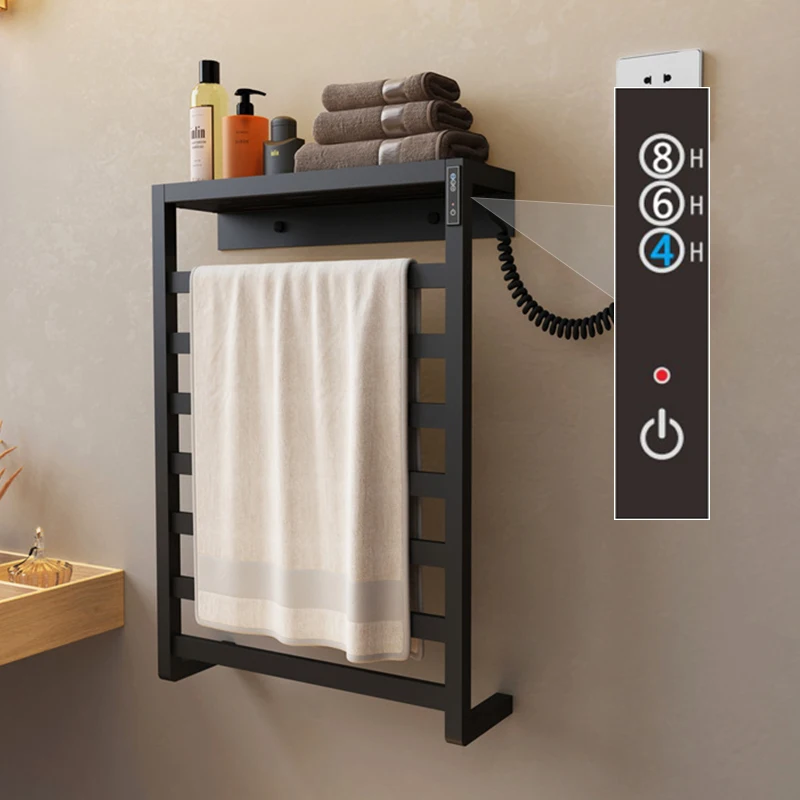 OXG Thermostatic Electric Towel Rack Drying Rack, Bathroom Electric Towel  Rack, Touch Display, Automatic Heating Towel Rack, - AliExpress