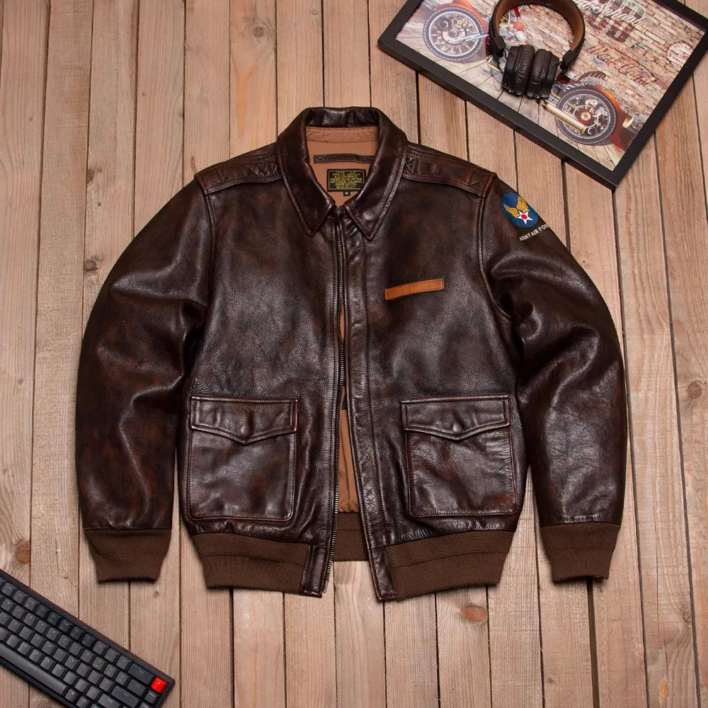 Eastman Leather Great Escape Leather Jacket Leather Bomber Jacket