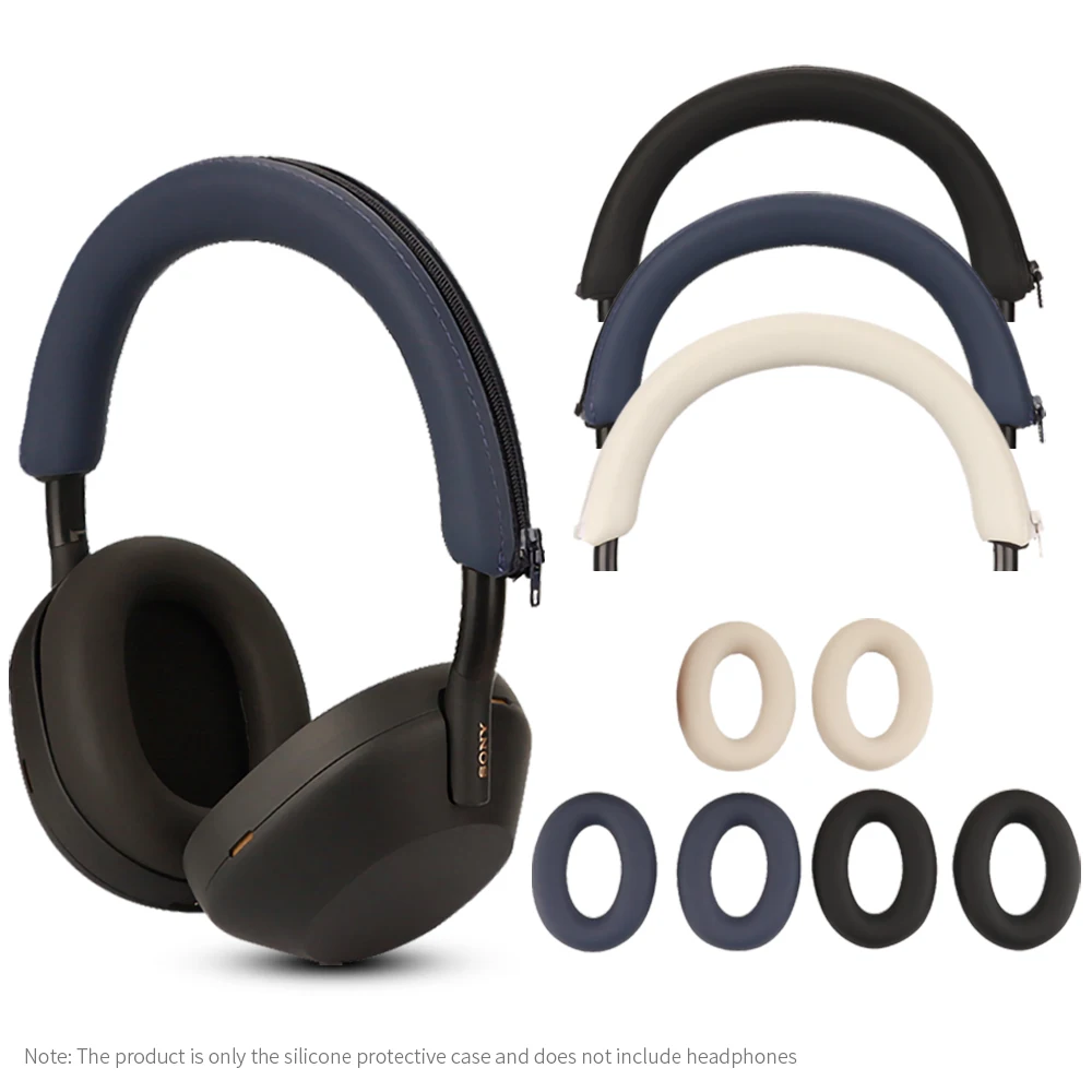 Silicone Protective Headphone Case Head Beam Cover para Sony Wh1000xm5 Earphone Xm5 Headconjunto Headbeam Protector Sleeve Qualidade