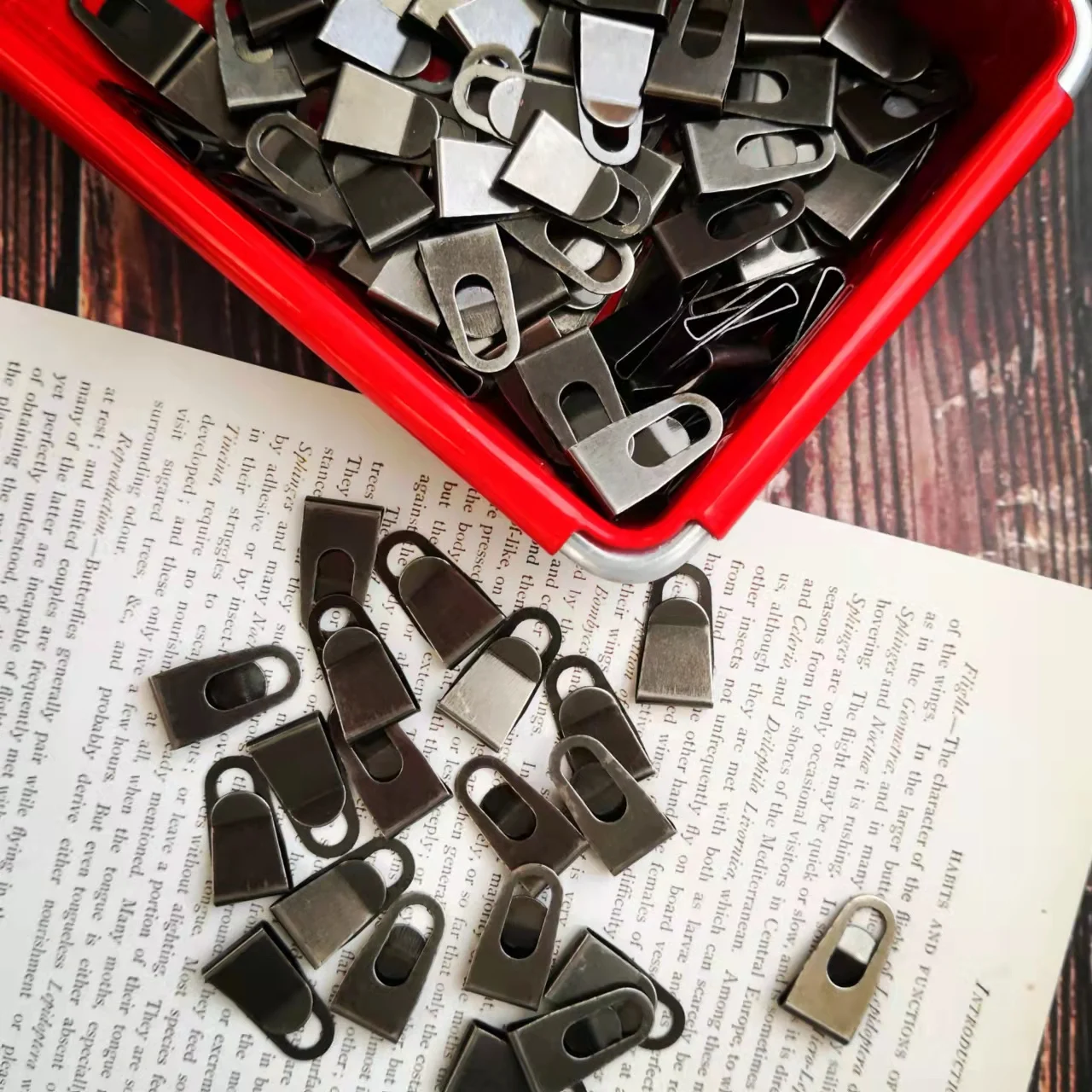 

Metal Clip 100pics/bag Bookmark Junk Journal Scrapbook Retro Style
