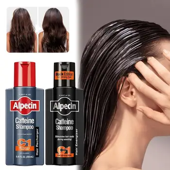 250ml Germania Alpecin Shampoo anti-perdita di capelli con caffeina di fascia alta Senza silicone Soffici e traballanti Nutriente Controllo dell'olio Cura dei capelli