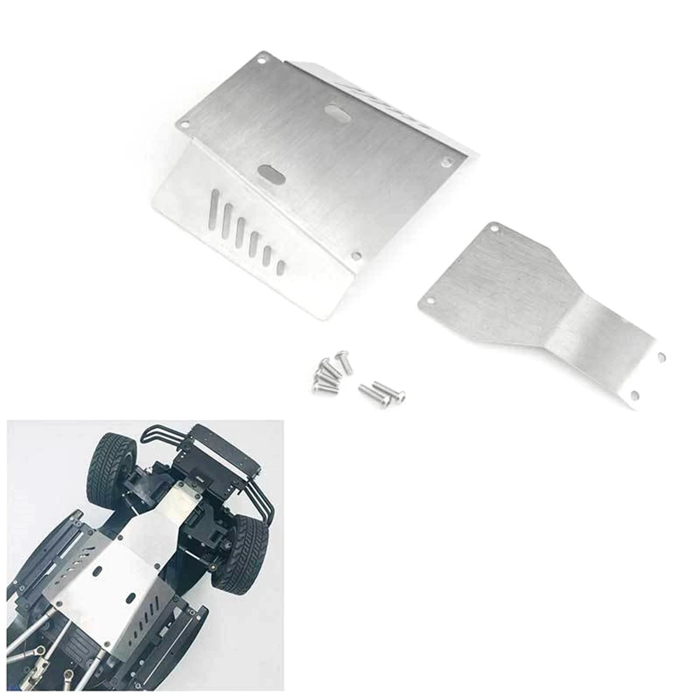 

Metal Stainless Steel Chassis Armor Protection Skid Plate for Tamiya CC-01 CC01 1/10 RC Crawler Car Upgrade Parts