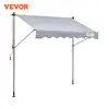 VEVOR Manual Retractable AwningAdjustable Patio Door Window Awning Canopy with 39 1