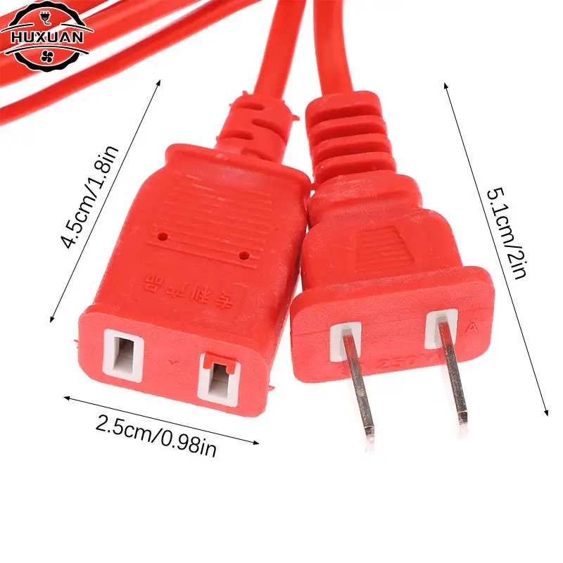 Versatile Dual-Tone Power Cord with On/Off Switch and Extension Features