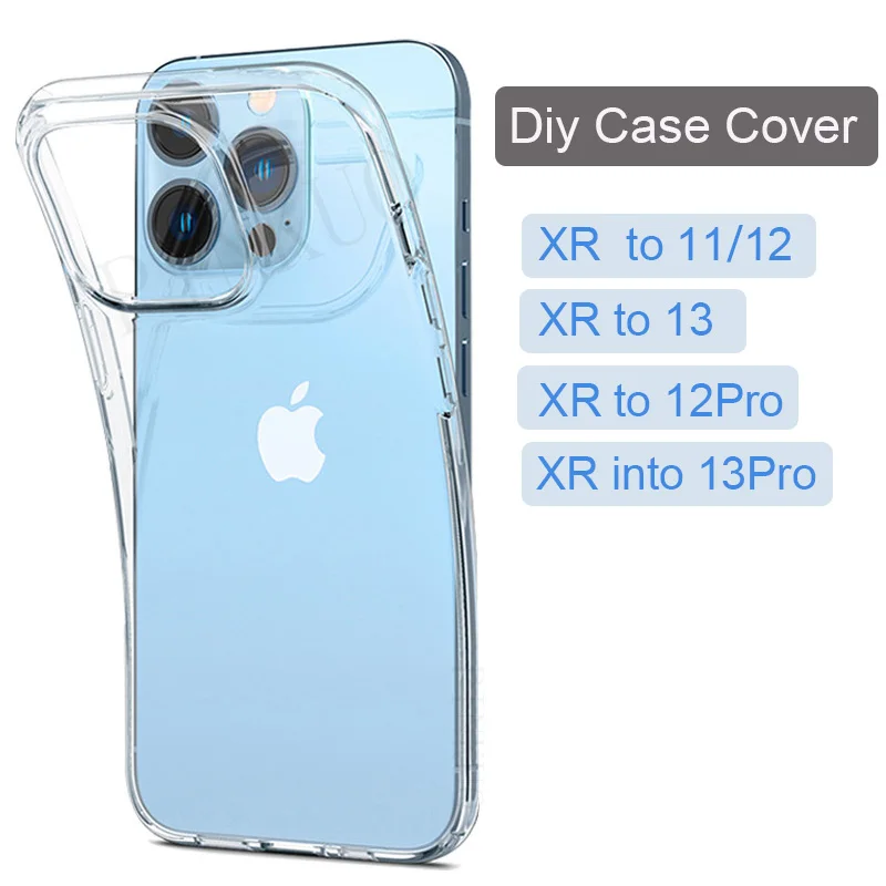 100% Fit Custodia Fai Da Te Per Iphone Xr Come 13Pro, Iphone Xr A 13, Custodia Protettiva Per Iphone Xr Fino A 12 11
