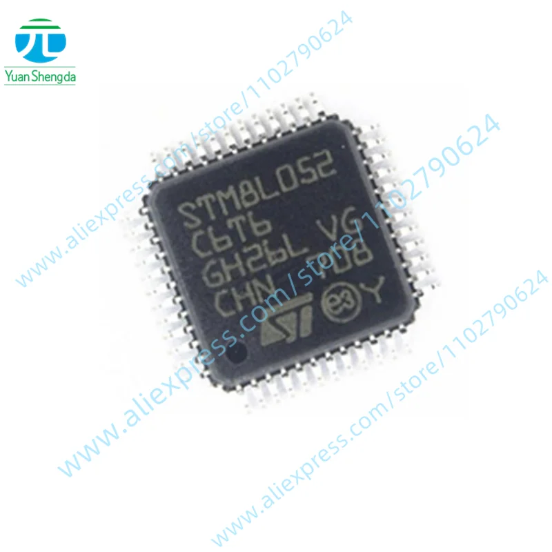 

1PCS New Original STM8L052C6T6 Embedded Controller Chip QFP48 STM8L052