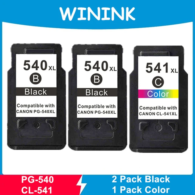 Canon 2 x PG-540 & 2 x CL-541 Black & Colour ( 2 Pack ) Original Ink  Cartridges