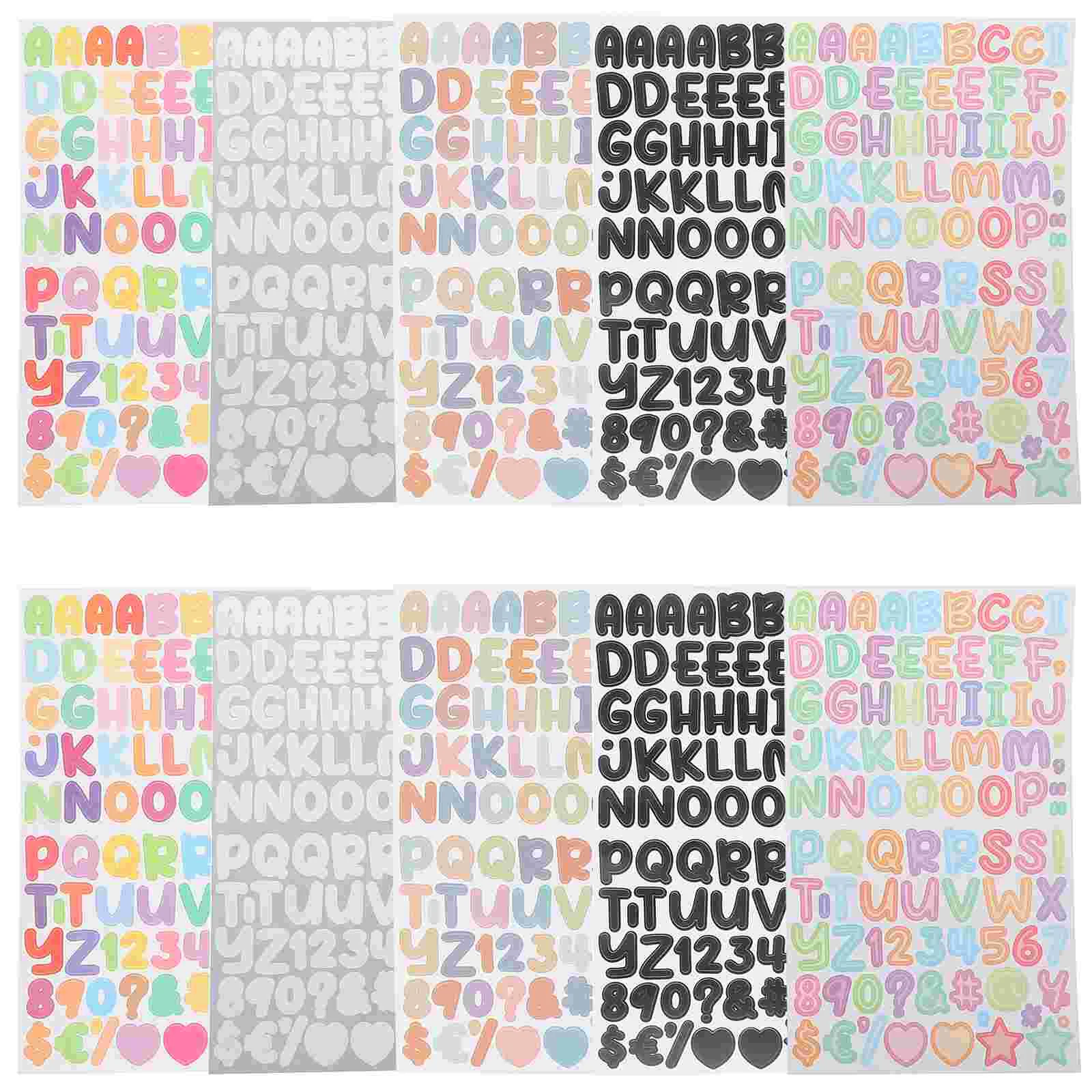 

Letter Stickers Alphabet Number Crafts Numbers Graduation Cap Decals Bathroom Decorations