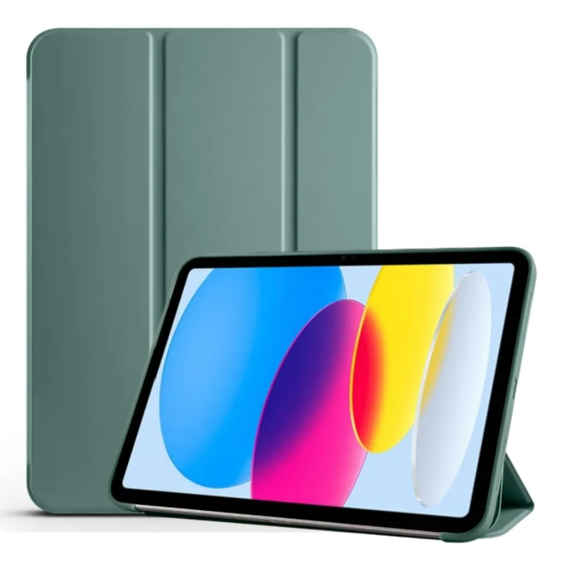 Versatile Folding Stand Tablet Case with Soft Silicone Back