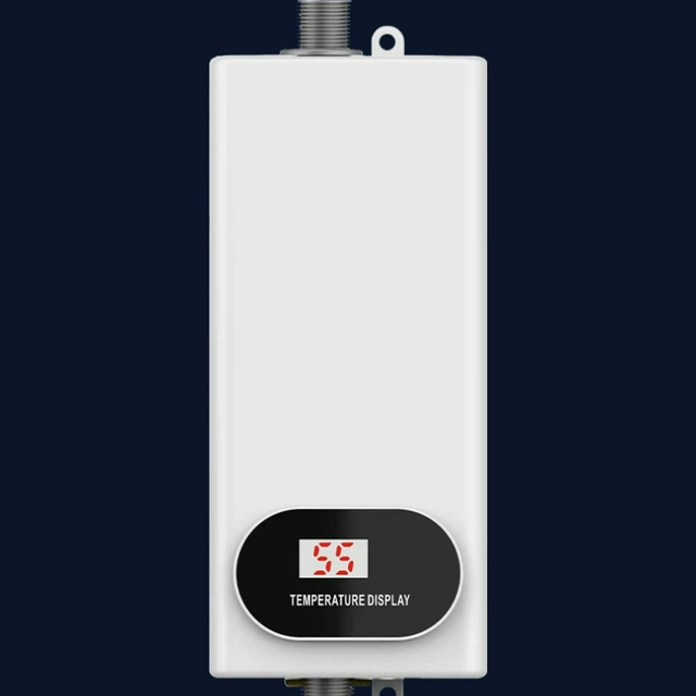 ก๊อกน้ำร้อนแบบไม่ใช้ถัง ฝักบัว น้ำร้อนทันที ไฟฟ้า สำหรับห้องครัวและห้องน้ำ 1