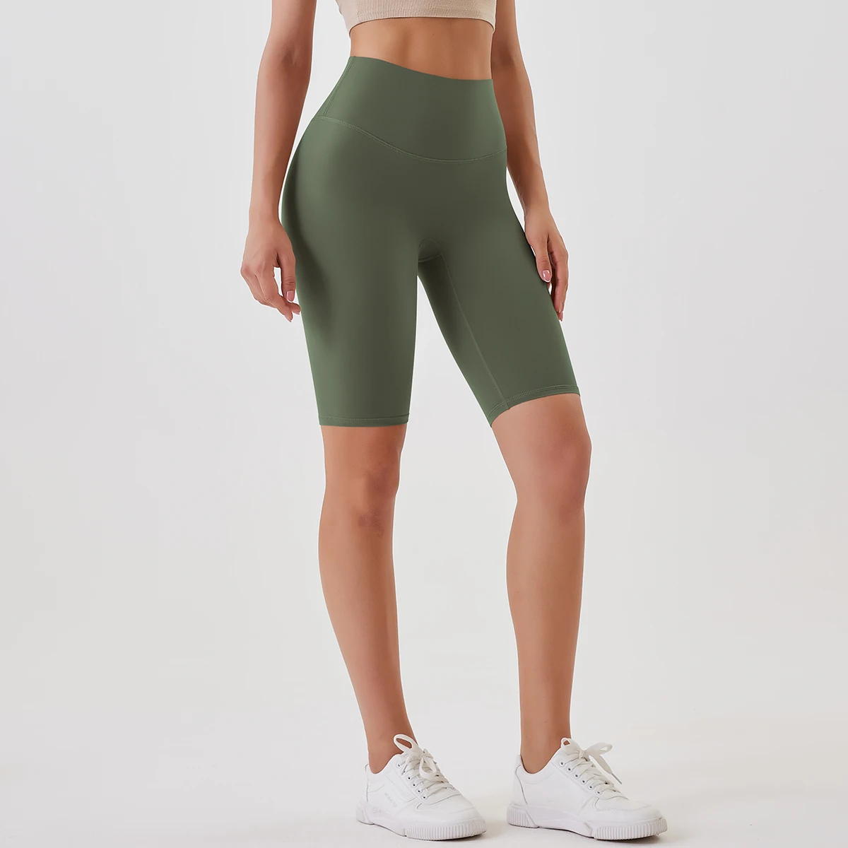 Women Sports Shorts Yoga Shorts High Waist Breathable Soft Fitness Leggings Cycling Athletic Gym