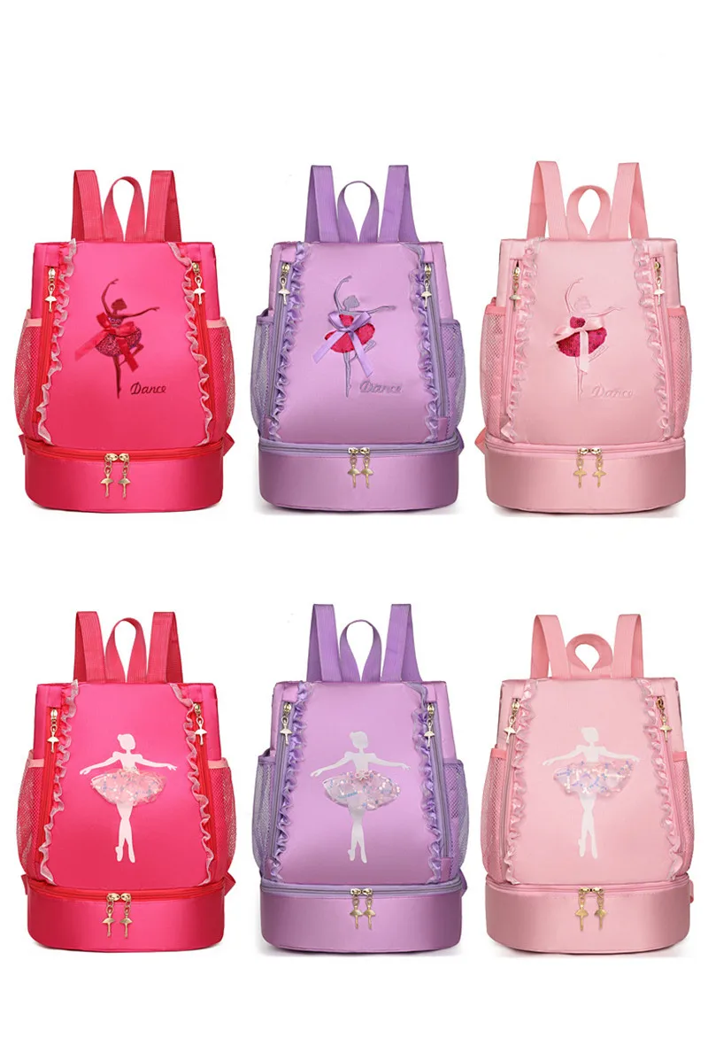 GXU® Sac à Dos De Danse Filles Ballet Enfants Sac à Bandoulière Sport