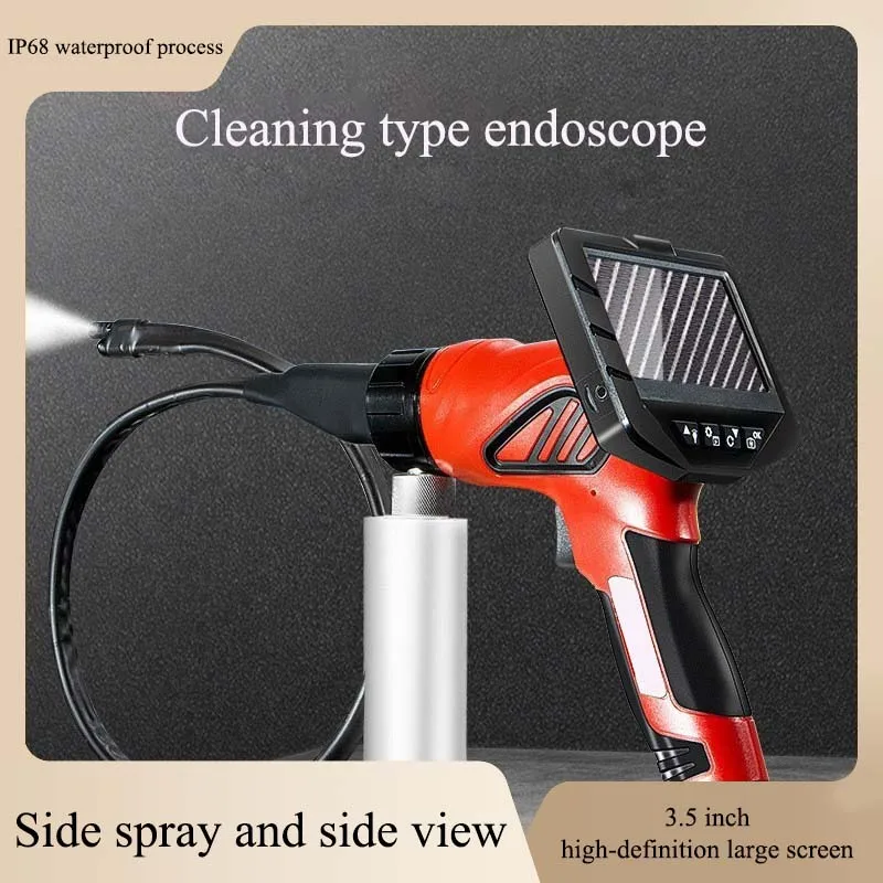 

Air Conditioning Cleaning Gun Endoscope Cleaning Gun Car Cleaning Gun Visible Cleaning Gun 3.5 Inch High-definition Large Screen