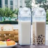 Creative Transparent Water Bottle Milk Cardboard Bottles Milk Juice Box Reusable Portable For Outdoor Sports Travel And Camping