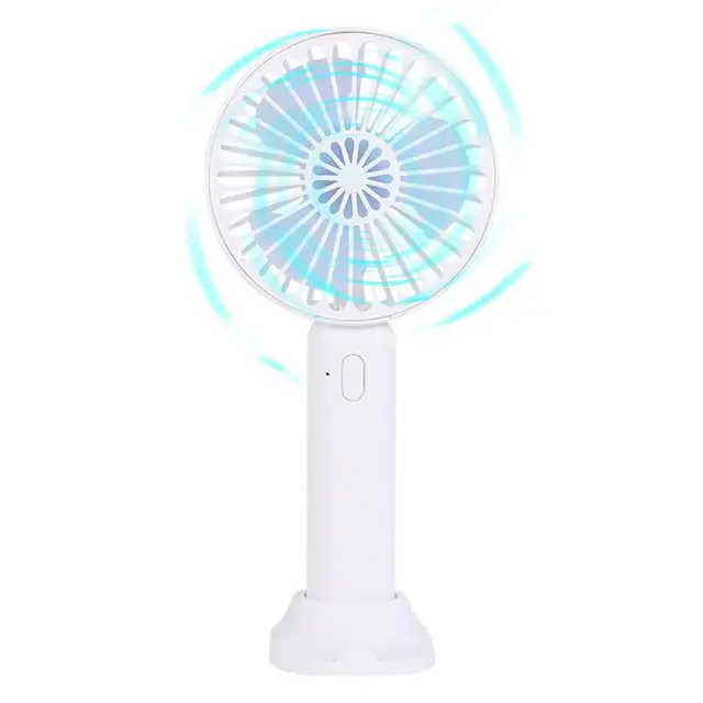 Hordozható Kézi Ventilátor 1000Mah Újratölthető Hűtés Mini Usi Rajongói Hölgy Gyermekek Zsebventilátorok Leválasztható Tartókeret