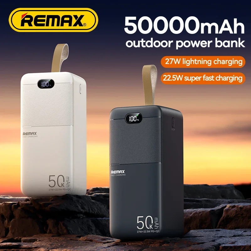 REMAX 50000mAh PowerBank Super Fast Charging For MacBook iPhone 15
